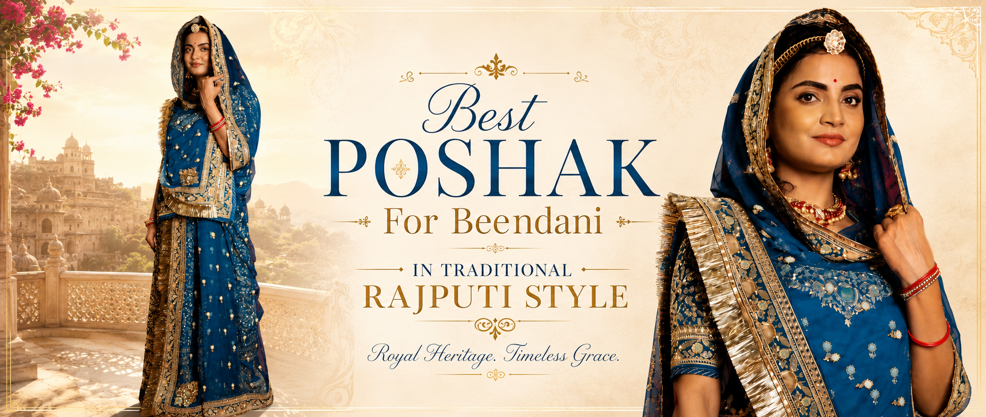 Best Poshak For Beendani in Traditional Rajputi Style