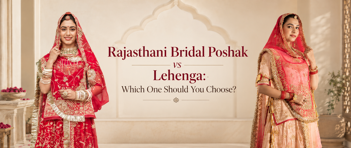 Rajasthani Bridal Poshak vs Lehenga: Which One Should You Choose?