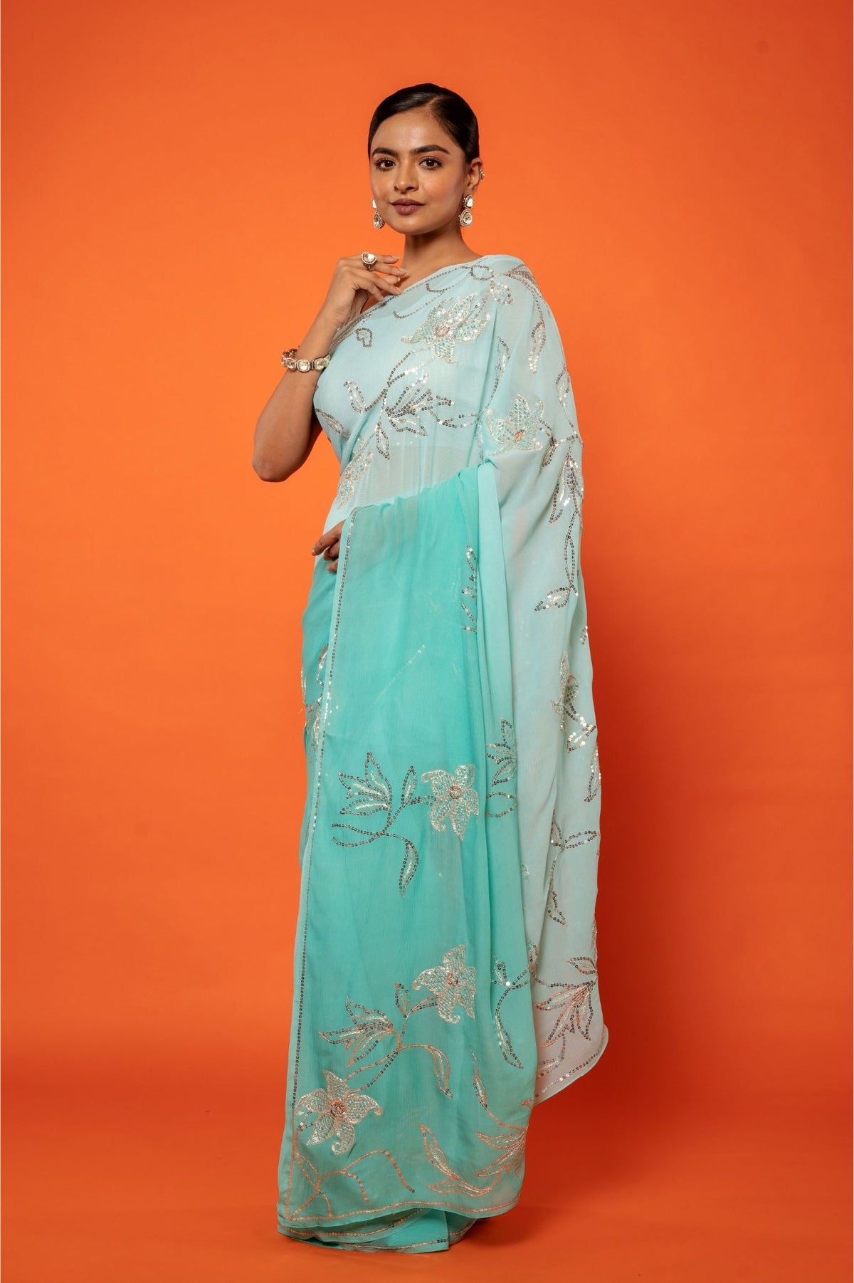 Pure Chiffon Saree