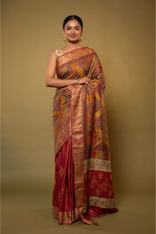 Tussar Silk Saree