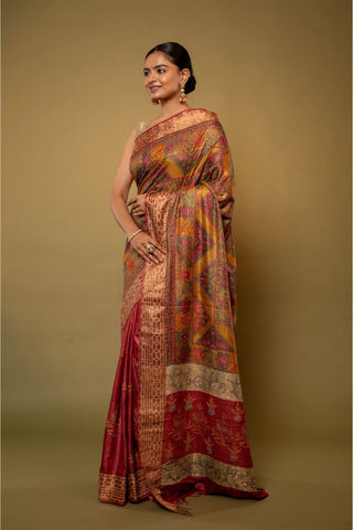 Tussar Silk Saree