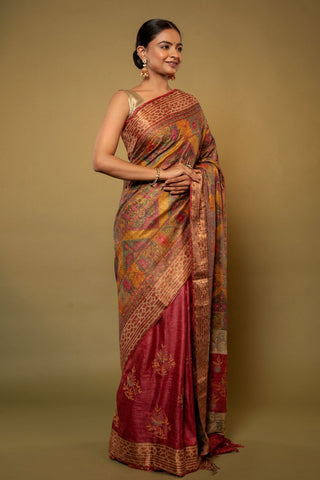 Tussar Silk Saree