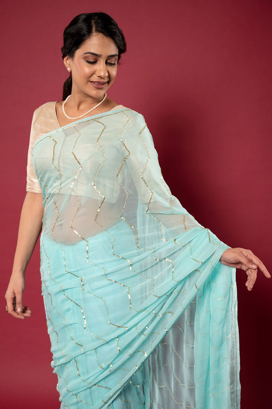 Viscose Chiffon Kardhana Saree