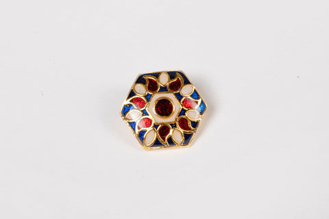 Enamel Mughal Buttons