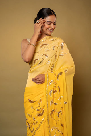 Basant Pure Chiffon Saree