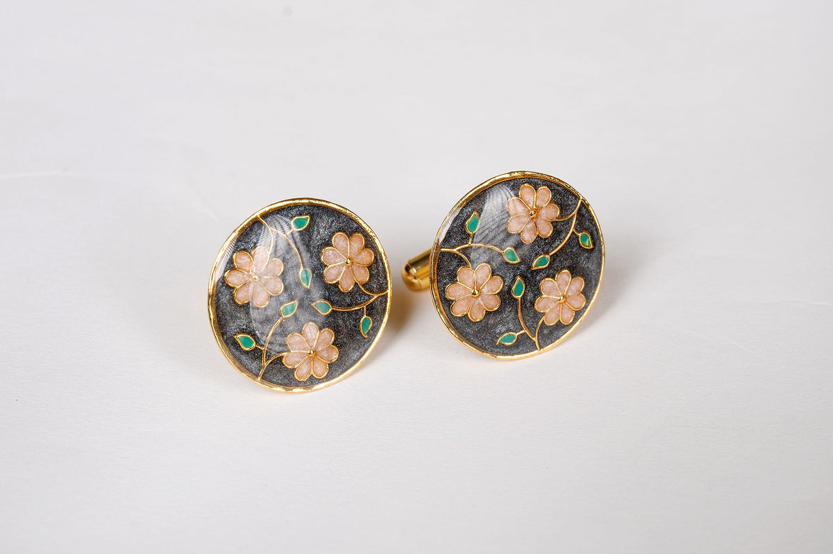 Enamel Guldasta Cufflinks