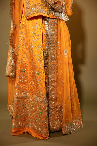 Zardozi Sequins Work Rajputi Poshak