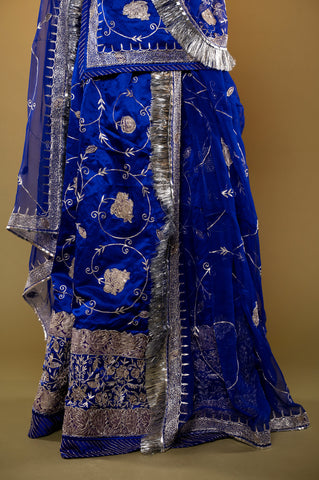 Satin Silk Neelima Rajputi Poshak