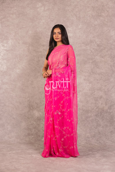 Tashi Chiffon Saree