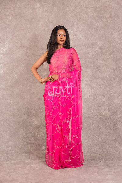 Tashi Chiffon Saree