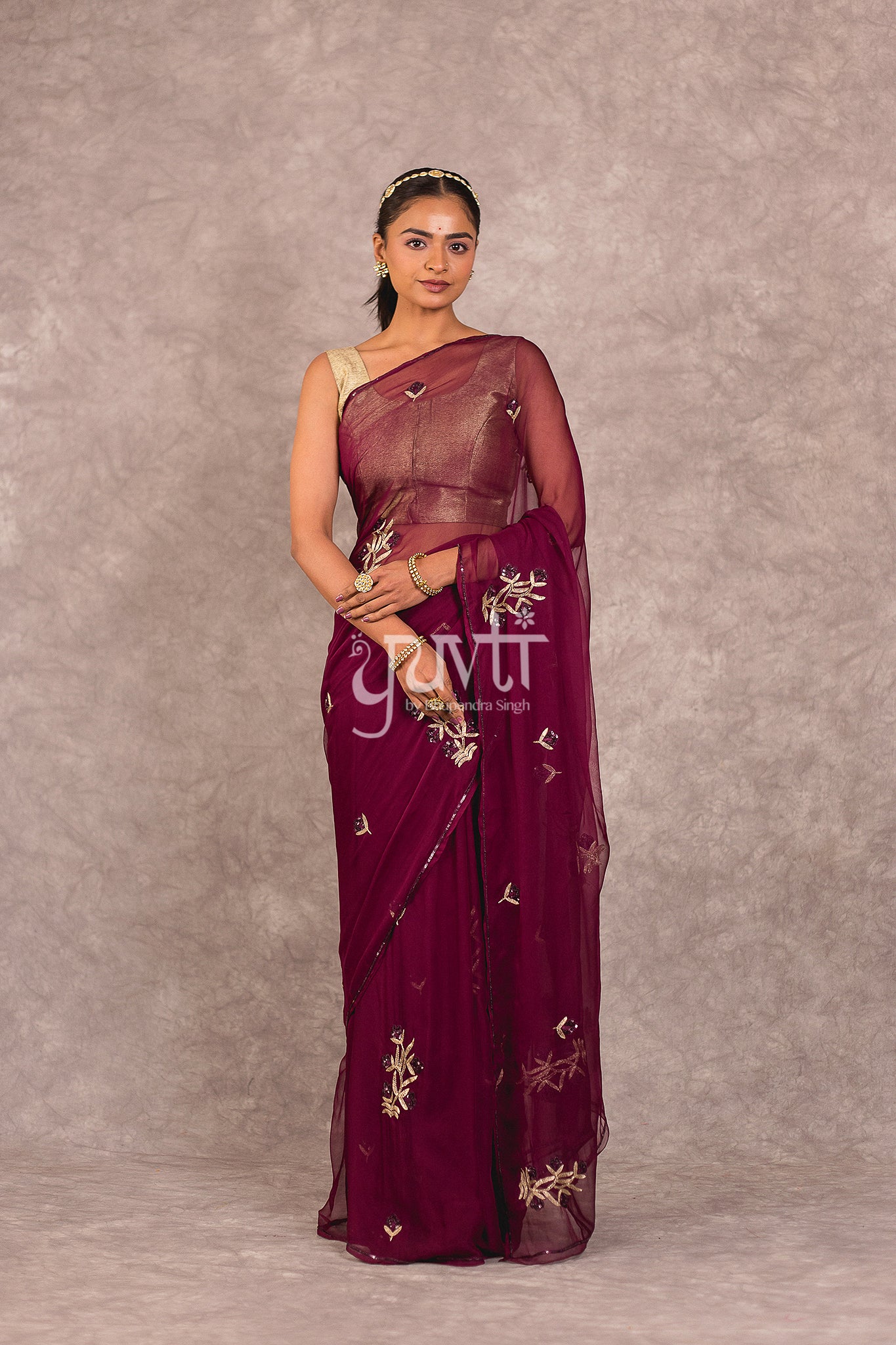 Mirza Chiffon Saree