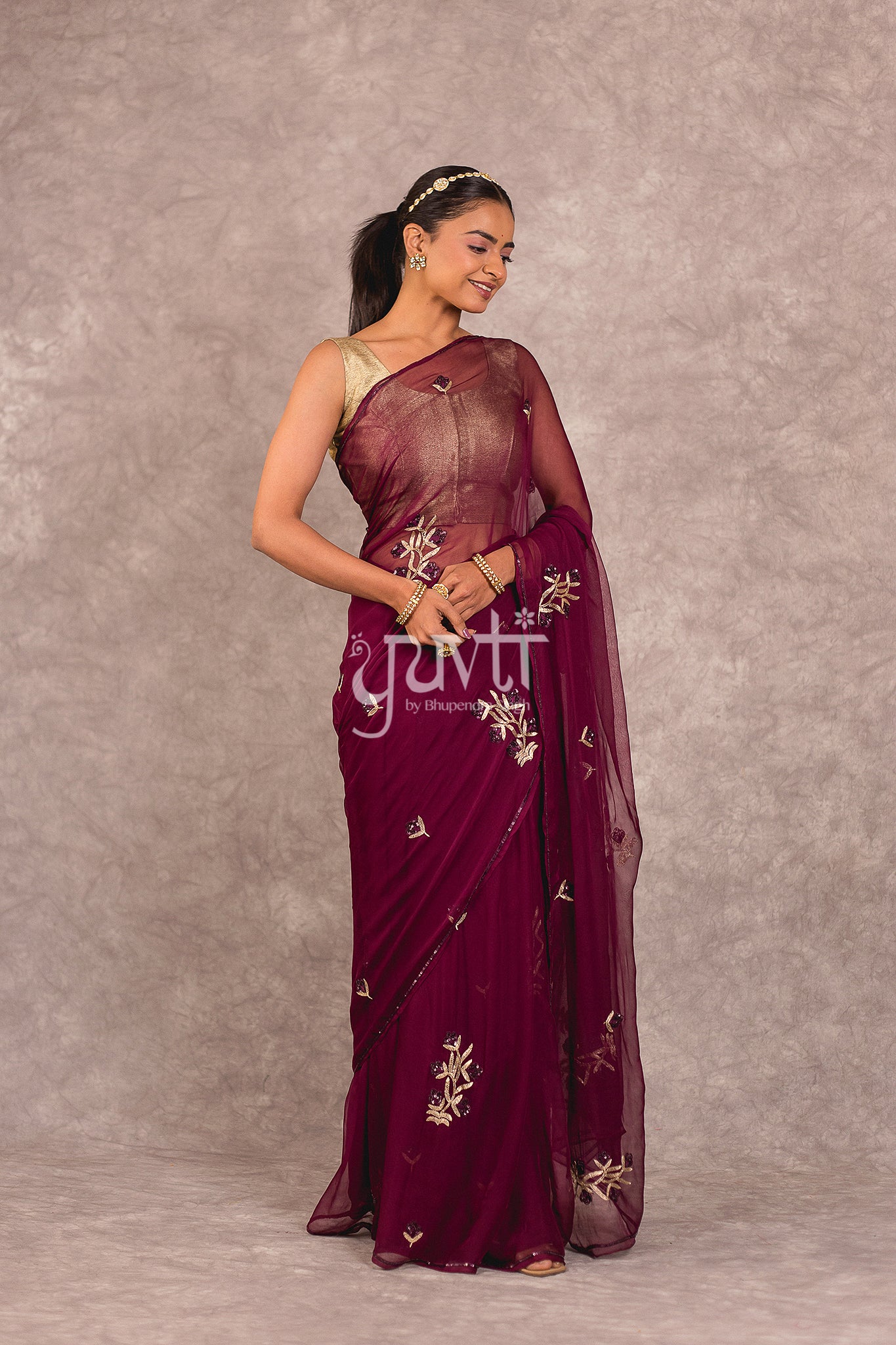 Mirza Chiffon Saree