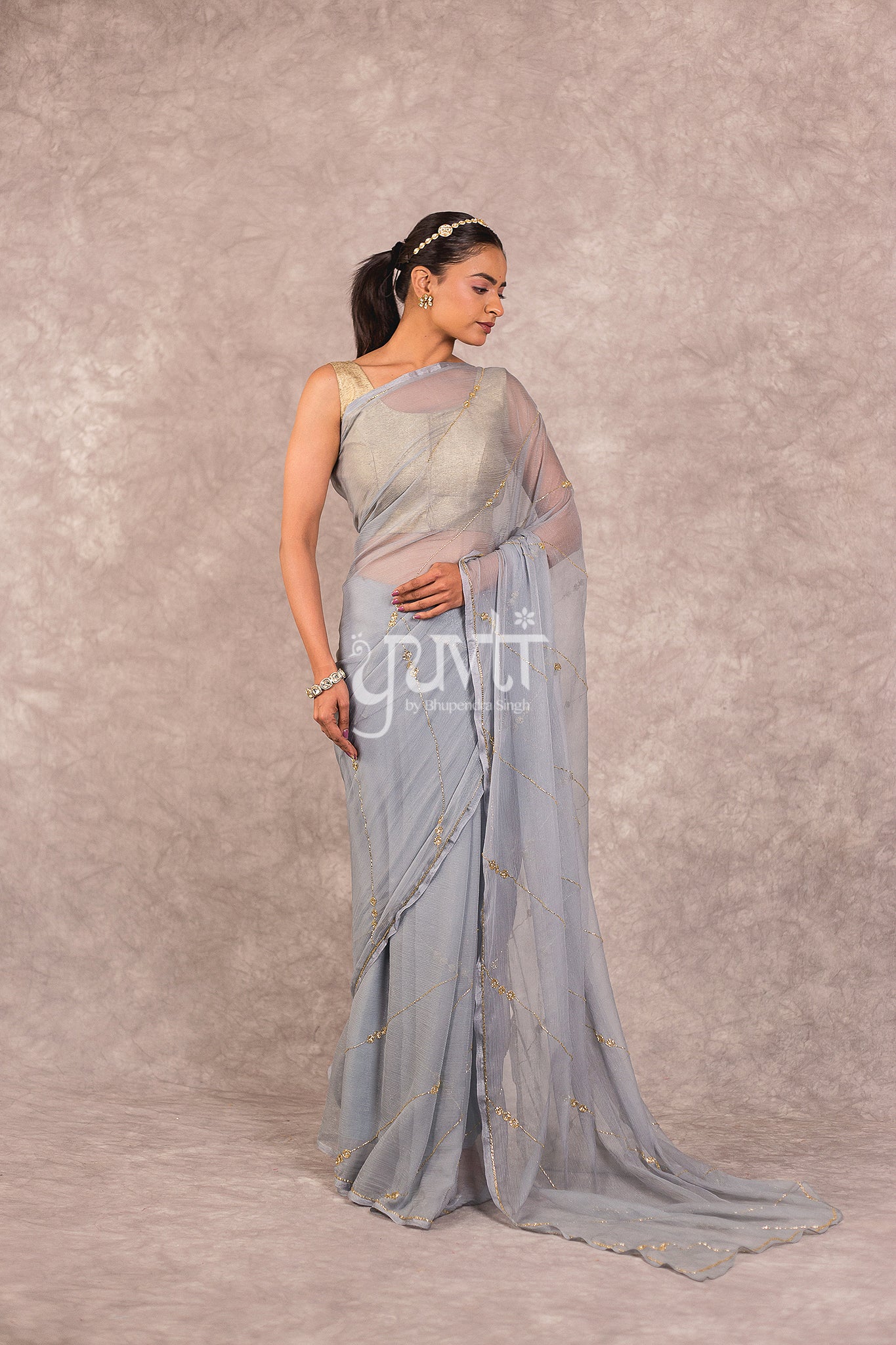 Aorhi Chiffon Saree