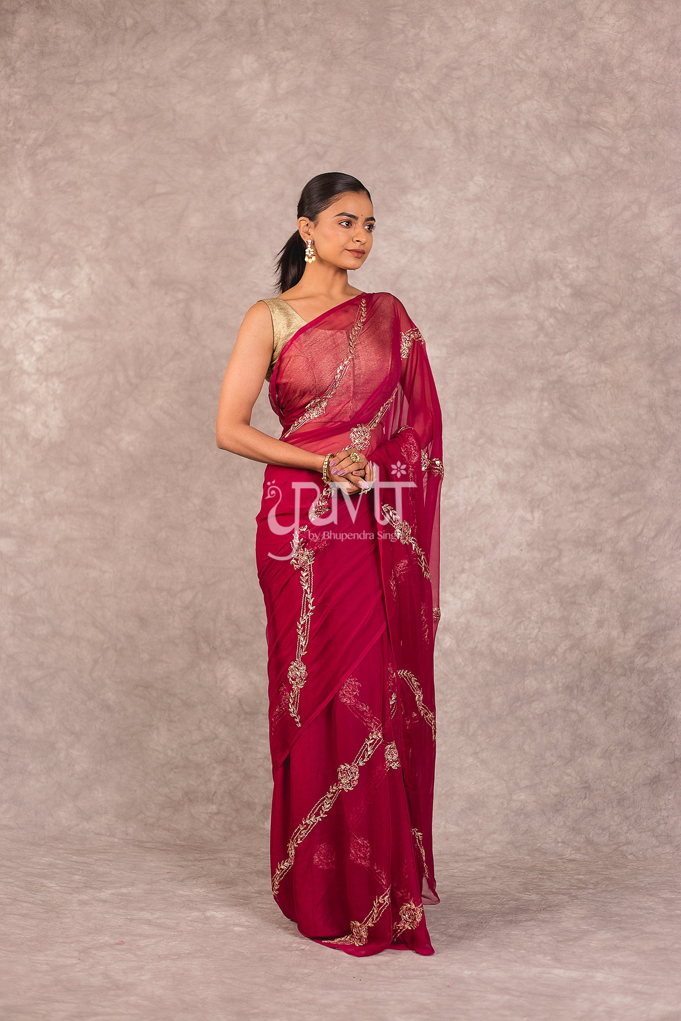 Urvi Chiffon Saree