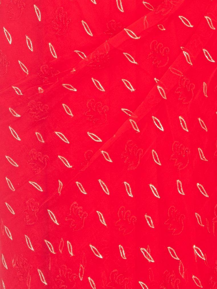 Viscose Chiffon Aari Work Saree - Yuvti