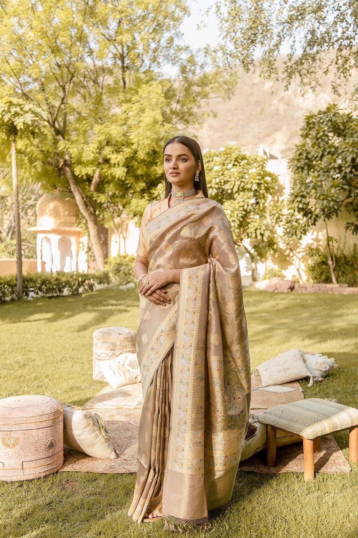 Real Zari Kadwa Saree